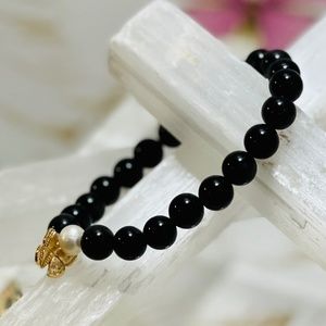 Black Obsidian Crystal Healing Bracelet